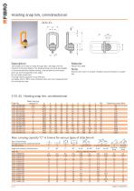 Lifting Points shanks, lifter studs, eyebolts, clamping claws, screws and bolts - 6