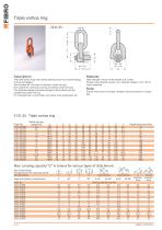 Lifting Points shanks, lifter studs, eyebolts, clamping claws, screws and bolts - 8