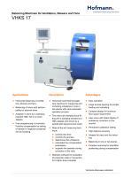 Balancing Machine for ventilators VHKS 17 - 1