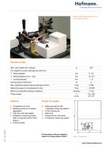 Horizontal, hard-bearing balancing machine R-7.1 - 2