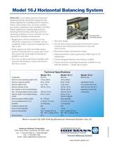 Model 16J Horizontal Balancing System - 2