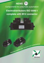 Electrodistributors ISO 5599/1 with M12 connector-1