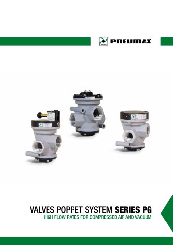 VALVES POPPET SYSTEM SERIES PG