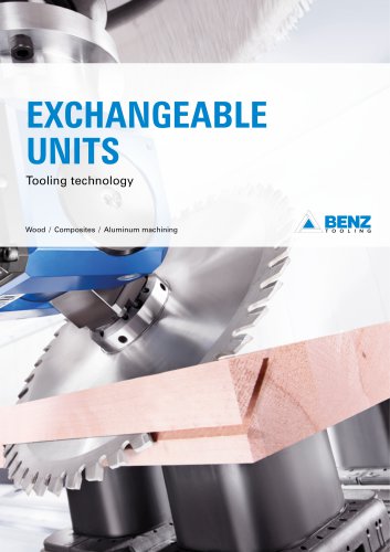 BENZ Tooling Exchangeable Units Wood Applications