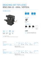 Product sheet: Broaching unit BENZ LINA 4.0 AXIAL VERTICAL for turning centers
