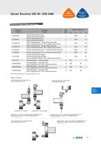 Product sheet: Live tools and static holders for Sauter Revolver VDI 40 - 4