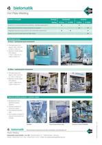 Machines for hot plate welding of plastics-4