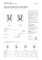 Modular cartridge valves type SHLI, SHLIR-1