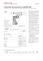 Proportional pressure valves type AGRCZO-AES-1