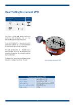 Gear testing instruments with face stop (VP)-4