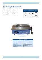 Gear testing instruments with face stop (VP)-5