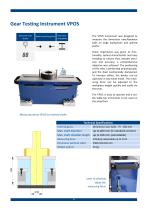 Gear testing instruments with face stop (VP)-6