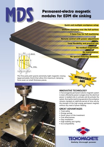 MDS - Permanent-electro magnetic modules for EDM die sinking