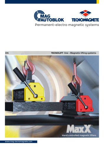 TECNOLIFT line - Magnetic lifting systems
