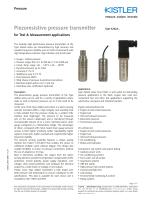 Piezoresistive pressure transmitter-1