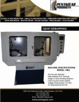 Gear deburring Model 1000 - 1