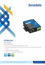 3onedata | CP202-2CI | 2-port CAN Bus to Ethernet converter - 1