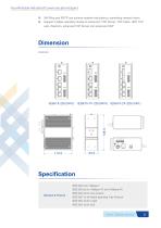 3onedata | IES615-2DI | Managed | DIN rail | 5 ports Industrial Ethernet Switch with 2 Serial ports - 3