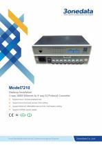 3onedata | Model7210 | 10/100M Ethernet to 4×E1 Bridge - 1