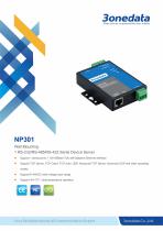 3onedata | NP301 | 1-port RS-232/485/422 Serial Device Server - 1