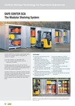 SAFE Center - Shelving Unit for External Storage of Hazardous Media-1