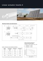 Linear actuator Insolis 3 - 4