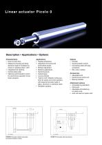 Linear actuator Picolo - 6