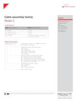 Cable assembly family Model C-3