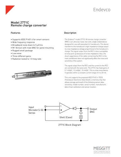 Model 2771C Remote Charge Converter