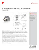 Triaxial variable capacitance accelerometer Model 7298 - 1