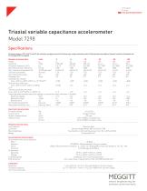 Triaxial variable capacitance accelerometer Model 7298 - 2