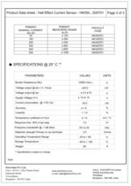 Open Loop current sensors - HK50A - HK500A-3