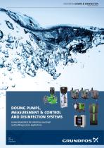 Dosing pumps, measurement & control, and disinfection systems