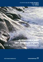 Submersible and dry-installed pumps for aggressive environments - 1