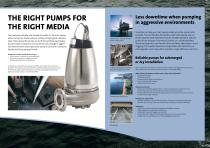 Submersible and dry-installed pumps for aggressive environments - 2