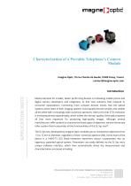 Characterization of a Portable Telephone’s Camera Module - VIS NIR optical metrology Application Notes - 1