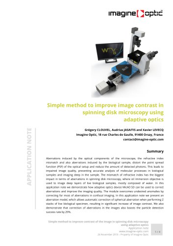 Temporal stabilization module inside MicAO 3DSR - Adaptive optics for ...