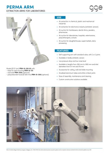 AD – Laboratory suction arm