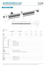 BLINDOCANALA CA4 - GGE data sheet - 2