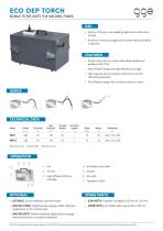 ECO DEP TORCH - GGE data sheet - 1