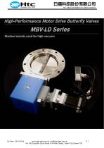 High performance motor drive butterfly valves MBV-LD series - 1