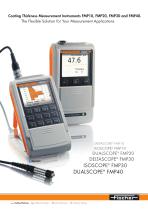 Coating Thickness Measurement Instruments FMP10, FMP20, FMP30 and FMP40.