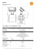 Data Sheet: Magnetic-inductive flow meter-1