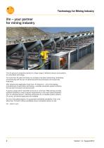 IFM Technology for Mining Industry - Catalogue 2016-2