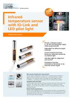 Infrared temperature sensor with IO-Link and LED pilot light-1