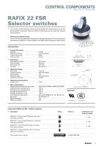 RAFIX 22 FSR, Control components, When the going gets tough, the tough get going!-7