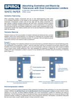 Absorbing Centreline and Stack-Up Tolerances with Oval Compression Limiters