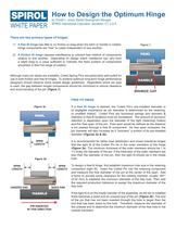 How to Design the Optimum Hinge-1