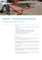 Hydrant – flow & pressure test kit - 1