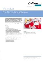 Eco-friendly tape adhesives - 1